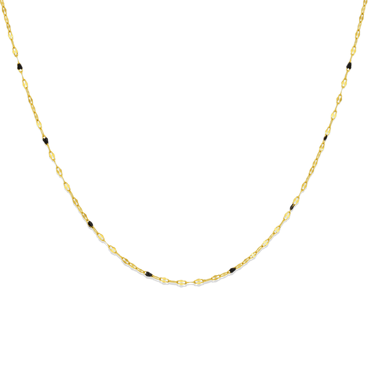 Extravaganza Chain Gold 1MM Αλυσίδα λαιμού από ανοξείδωτο ατσάλι 316L